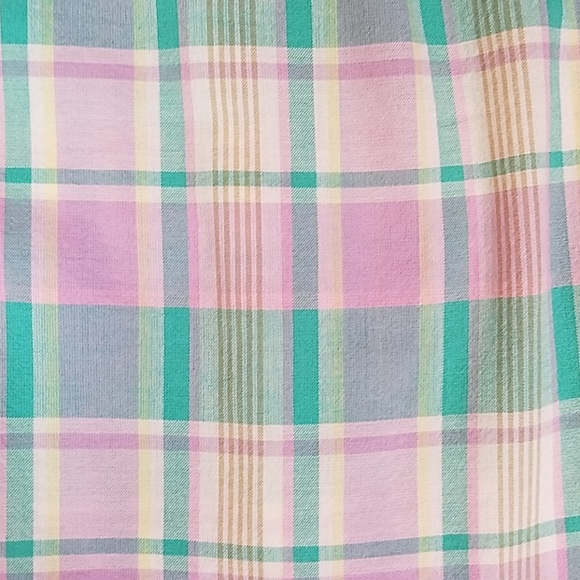 J. Crew Plaid Button Down Sz Med - Picture 5 of 5